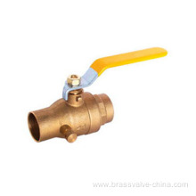 Hot forging brass solder ball valve